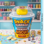 Snack and Surprise Banana Biscuits (Barbie) 60g