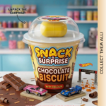 Snack and Surprise Chocolate Biscuits (Hot Wheels) 60g